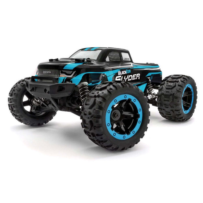 BlackZon 1/16 Slyder MT Electric 4WD Off Road RTR RC Monster Truck with Headlights Kit