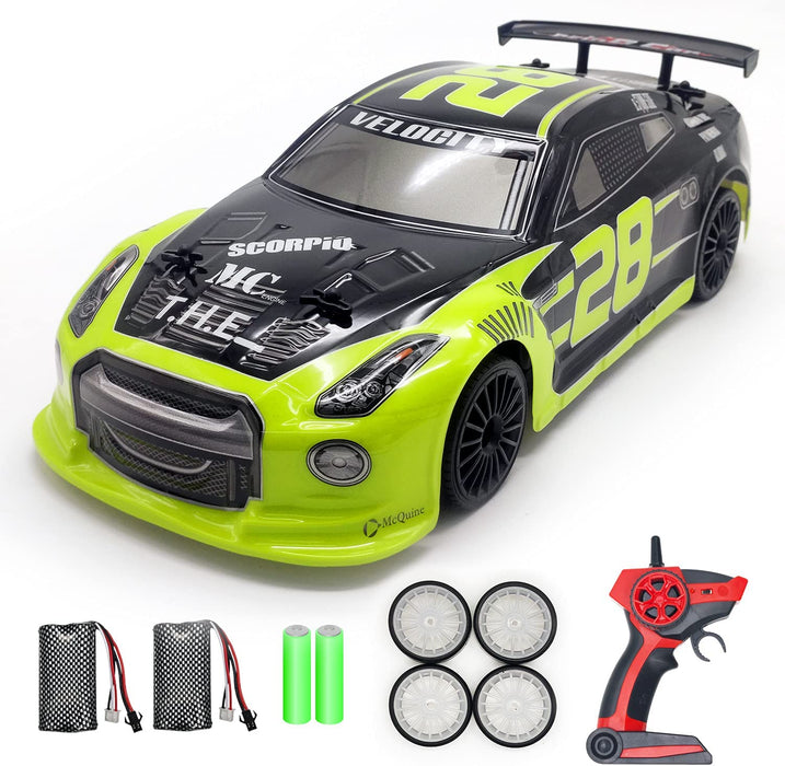1:14 scale GTR 4WD Sports Racing Drift & On Road RC Car - RTR With LED Lights