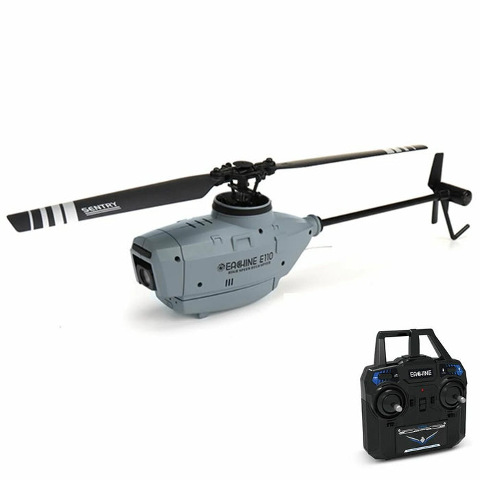 RC ERA C127 Sentry Flybarless RTF 4 Channel 2.4 GHz Scaled Spy Drone Helicopter with 1080P HD Camera
