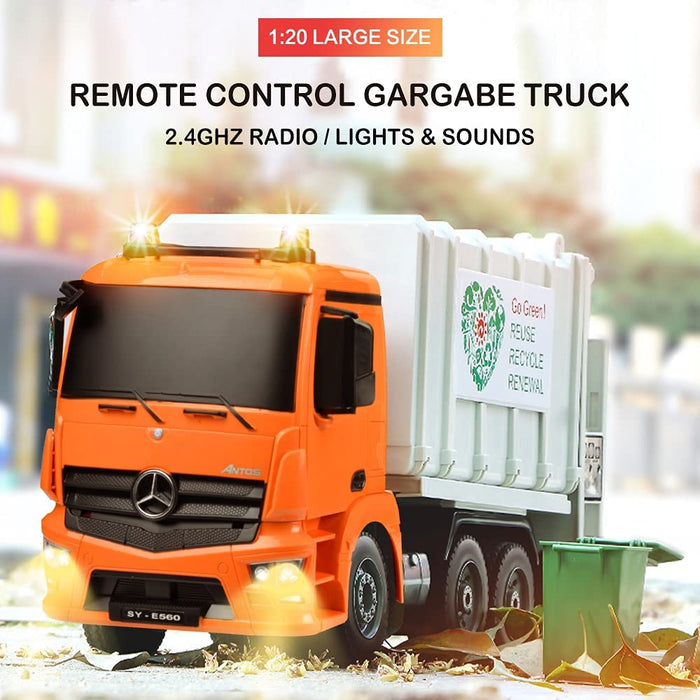 Licensed Mercedes-Benz 1:20 Scale Full Functional RC Garbage Truck