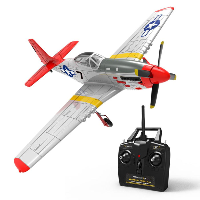 Volantex RC 768-1 Mustang P51D 750mm Warbird with Brushless motor - RTF with gyro