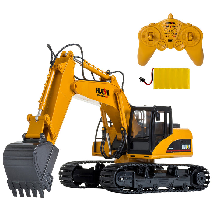HUINA 1:16 Scale 2.4 Ghz 15 Channel RC Excavator - 1550
