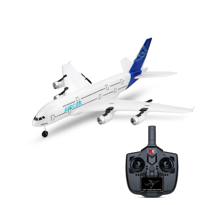Wltoys XK A120 Airbus A380 Model Plane 3CH EPP 2.4G 8mins Flight Time Remote Control Airplane Fixed-wing RTF
