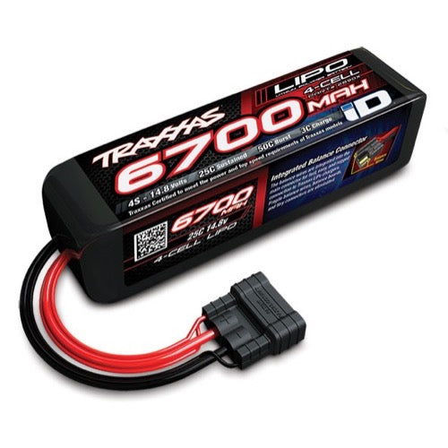 Traxxas Power Cell 14.8v 6700Mah 25C iD LiPo Battery - 2890X
