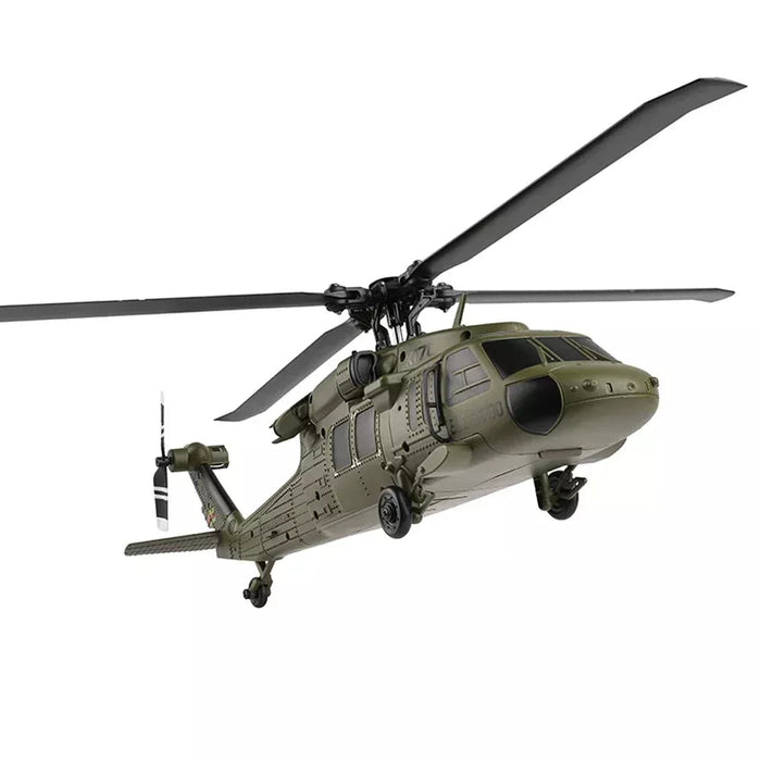 XK Black Hawk 4Ch Brushless RC Military Helicopter - K170 (Mode 1 or 2)