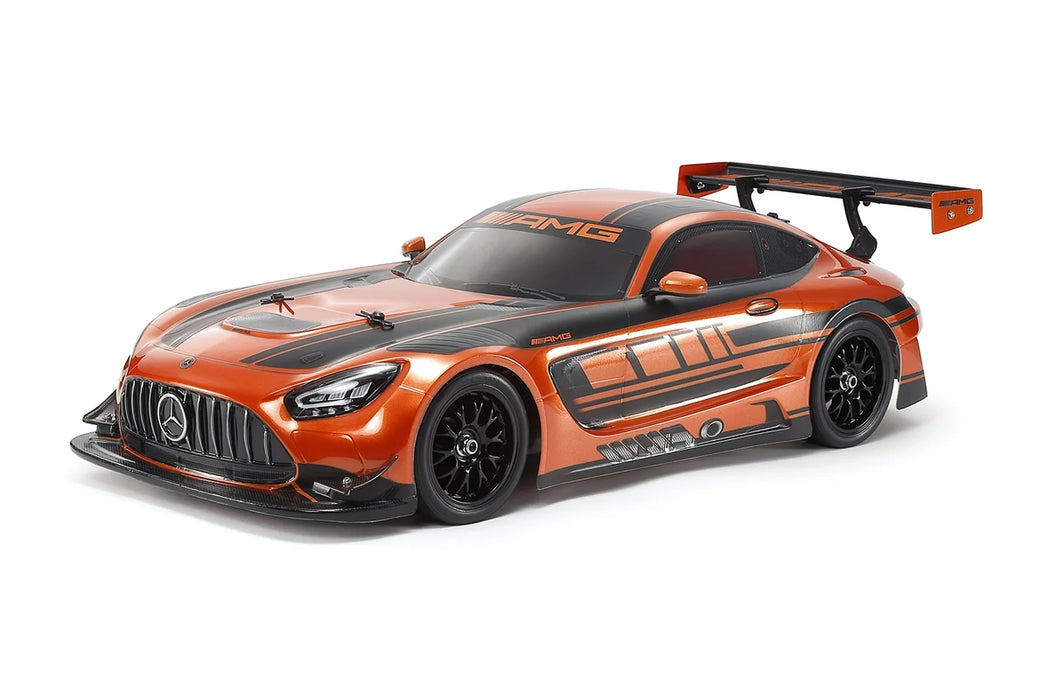 Tamiya TT-02 Mercedes-AMG GT3 EVO RC Car Electric 4WD 1/10 Scale - Orange 47519 Kit