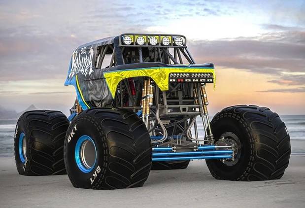 HPI 1/10 Monster King Ford Bronco Big Kahuna RC Monster Truck