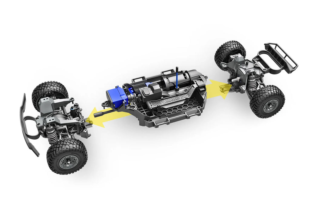 Traxxas Mini Slash 4X4 BL2S RC Short Course Truck Electric Brushless 4WD 1/16 Scale RTR