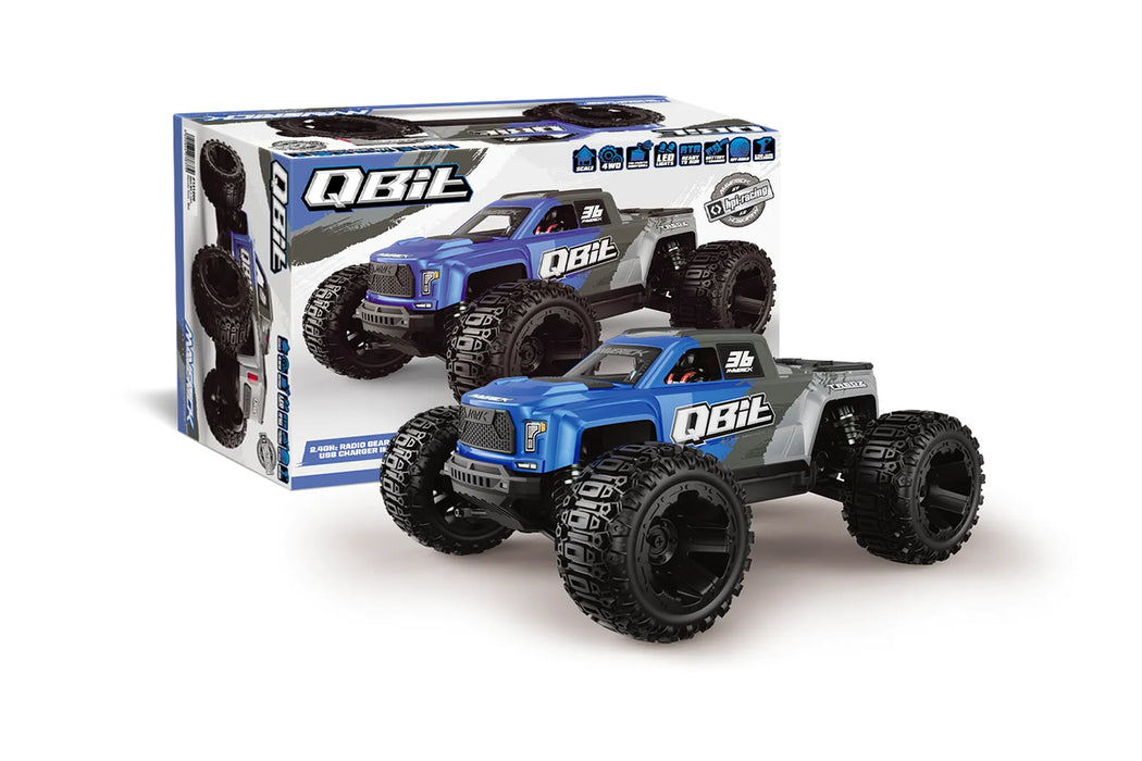Maverick QBit RC Monster Truck Electric 4WD 1/16 Scale - RTR Brushed
