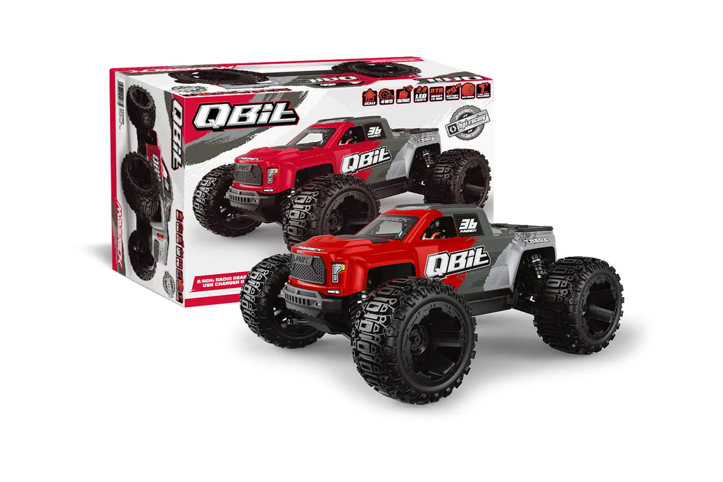 Maverick QBit RC Monster Truck Electric 4WD 1/16 Scale - RTR Brushed