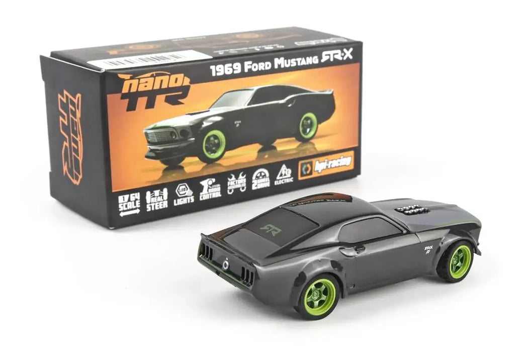 HPI Nano-TTR Vaughn Gittin Jr. 1969 Ford Mustang RC Car Electric RWD 1/64 Scale RTR-X - HPI-160980