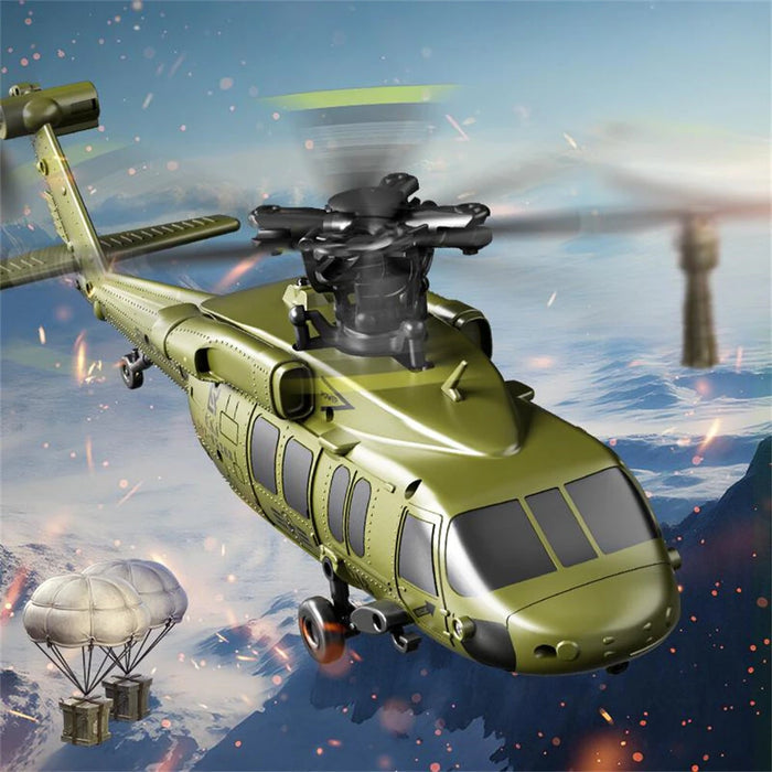 UH-60 Black Hawk 6 Channel 2.4GHz Brushless RC Helicopter with Altitude Hold - RTF