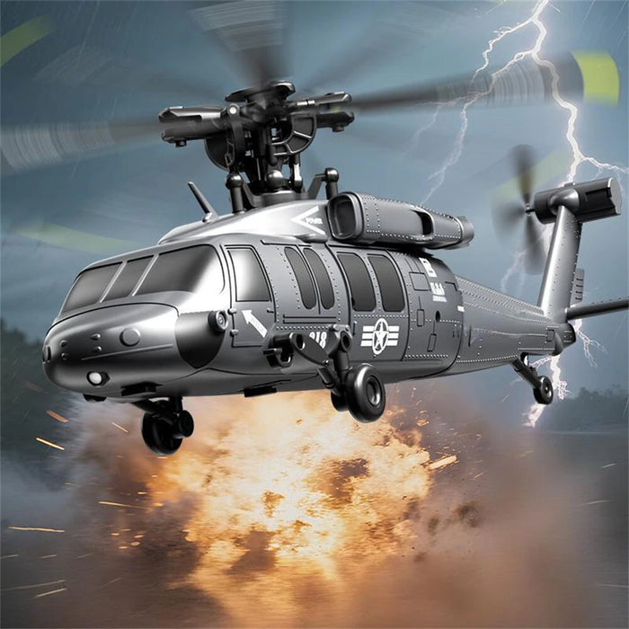 UH-60 Black Hawk 6 Channel 2.4GHz Brushless RC Helicopter with Altitude Hold - RTF