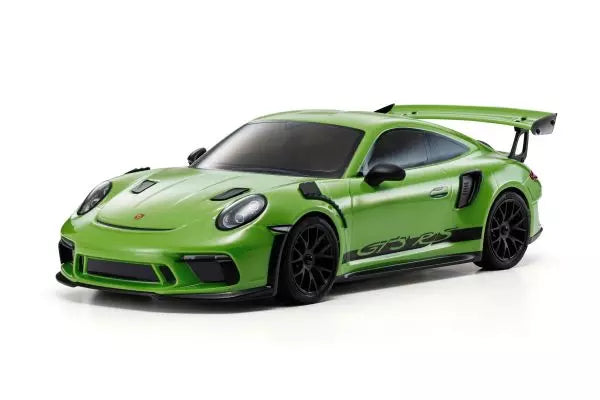 Kyosho 1/10 Fazer Mk2 2018 Porsche 911 GT3 RS Lizard Green 4WD Electric RC Car - KYO-34445T1