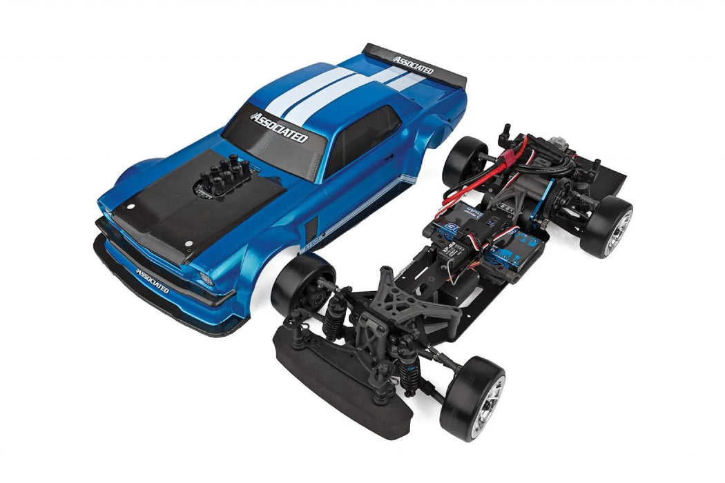 Team Associated DC10 RC Drift Car 2WD Electric Brushless 1/10 Scale RTR - Blue