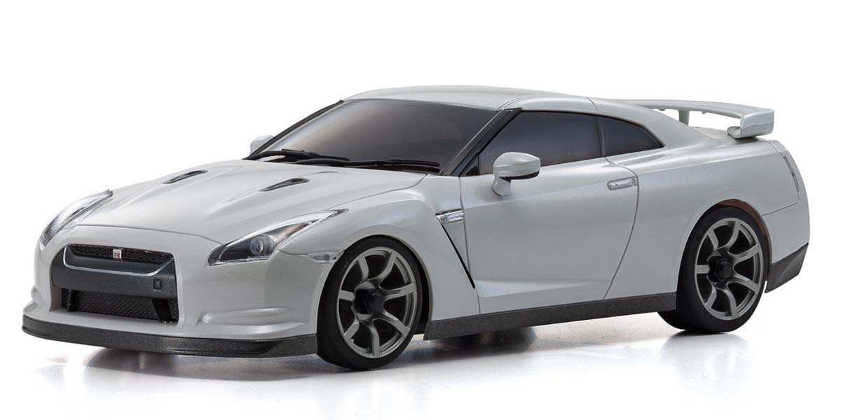Kyosho Mini-Z Nissan Skyline GT-R R35 AWD Electric On Road RTR RC Drift Car - White Pearl