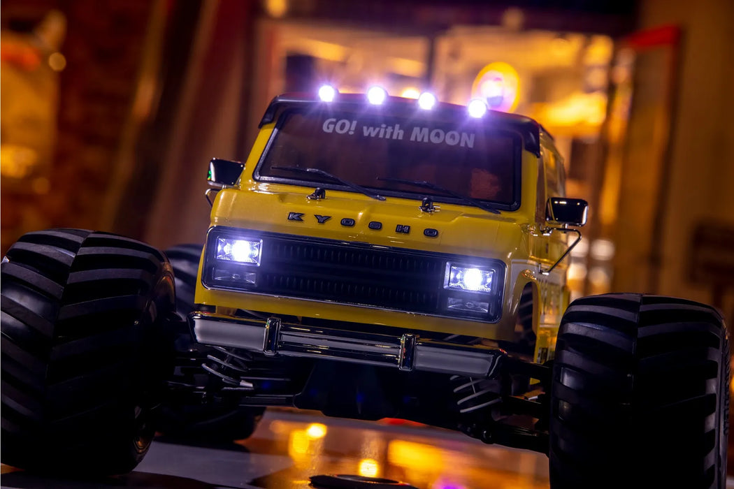 Kyosho Frazer Mk2 Mad Van with Mooneyes RC Monster Truck Electric 4WD 1/10 Scale RTR - Yellow