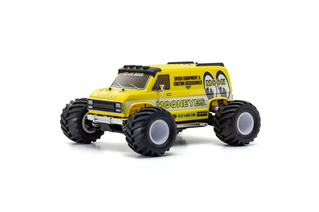 Kyosho Frazer Mk2 Mad Van with Mooneyes RC Monster Truck Electric 4WD 1/10 Scale RTR - Yellow