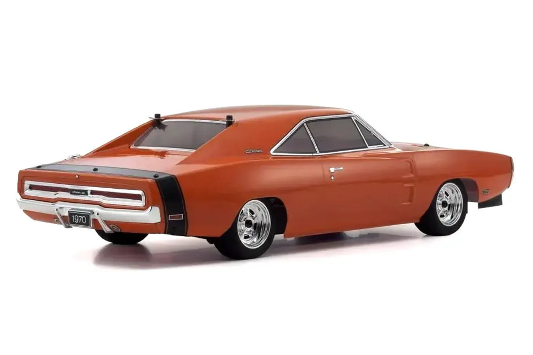 Kyosho Fazer Mk2 1970 Dodge Charger Hemi RC Car Electric 4WD 1/10 Scale RTR - Orange KYO34417T1