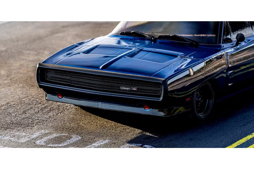 Kyosho Fazer MK2 FZ02L 1970 Dodge Charger Tuned Ver. RC Car Electric 4WD 1/10 Scale RTR - Blue KYO-34475T1