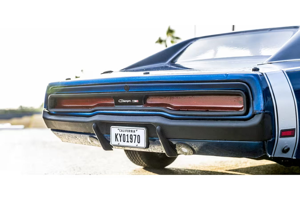 Kyosho Fazer MK2 FZ02L 1970 Dodge Charger Tuned Ver. RC Car Electric 4WD 1/10 Scale RTR - Blue KYO-34475T1