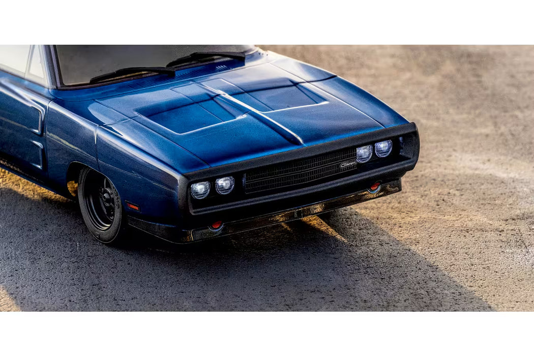 Kyosho Fazer MK2 FZ02L 1970 Dodge Charger Tuned Ver. RC Car Electric 4WD 1/10 Scale RTR - Blue KYO-34475T1
