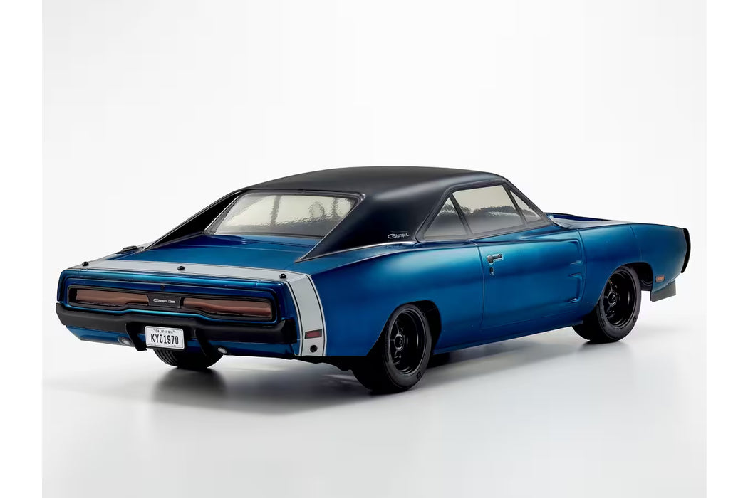 Kyosho Fazer MK2 FZ02L 1970 Dodge Charger Tuned Ver. RC Car Electric 4WD 1/10 Scale RTR - Blue KYO-34475T1