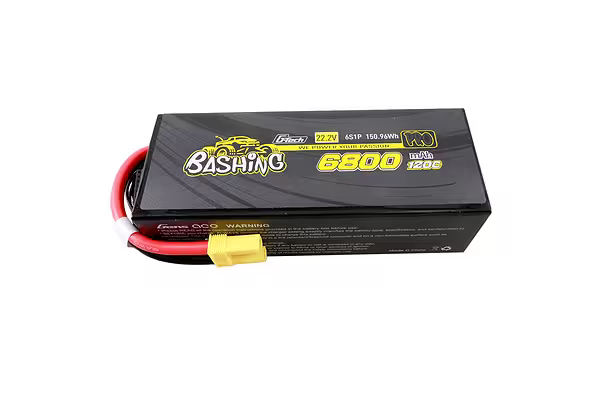 Gens Ace G-Tech Bashing 22.2V 6800mAh 120C Hard Case LiPo Battery - GEA686S12E5G