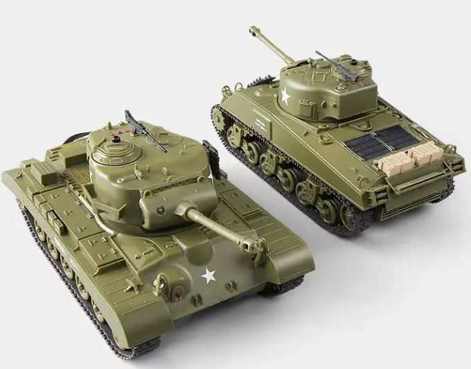 Heng Long 1/30 American "Sherman"/ Pershing M26 RC Battle Tanks