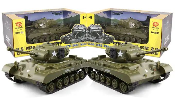 Heng Long 1/30 American "Sherman"/ Pershing M26 RC Battle Tanks