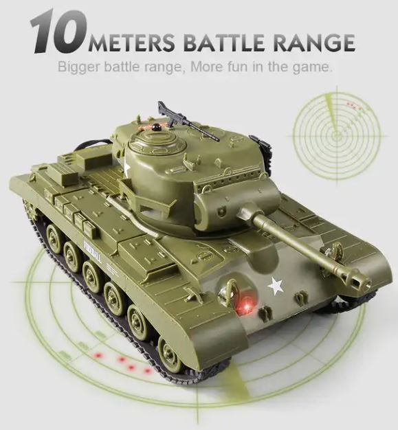 Heng Long 1/30 American "Sherman"/ Pershing M26 RC Battle Tanks