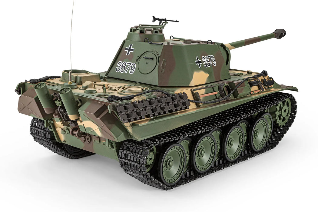 Heng Long German Panther Type G RC Tank Electric Tracked 1/16 Scale RTR - 3879-1U