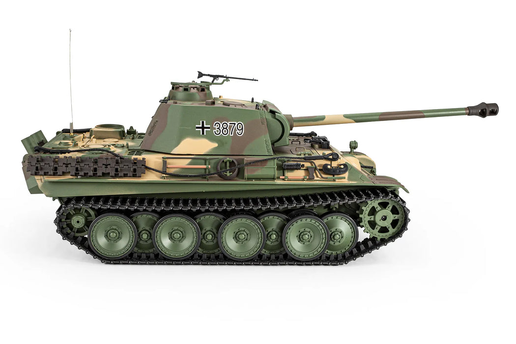 Heng Long German Panther Type G RC Tank Electric Tracked 1/16 Scale RTR - 3879-1U