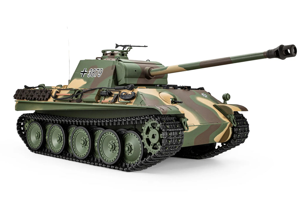 Heng Long German Panther Type G RC Tank Electric Tracked 1/16 Scale RTR - 3879-1U