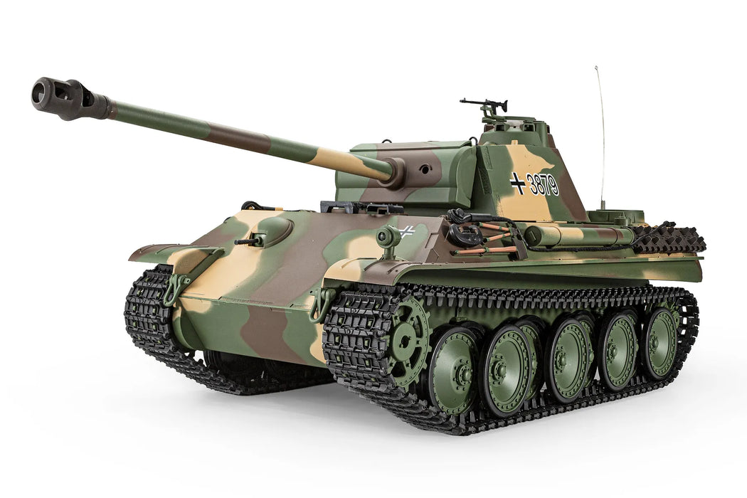 Heng Long German Panther Type G RC Tank Electric Tracked 1/16 Scale RTR - 3879-1U