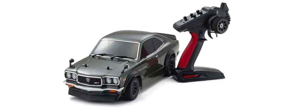 Kyosho 1/10 1972 Mazda Savanna RX-3 Tuned Ver 4WD Electric On Road SWB RTR RC Car - Green