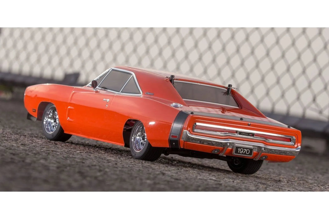 Kyosho Fazer Mk2 1970 Dodge Charger Hemi RC Car Electric 4WD 1/10 Scale RTR - Orange KYO34417T1