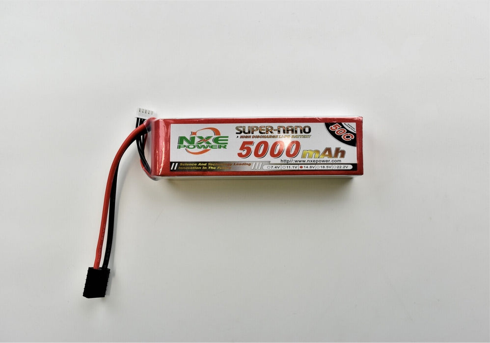 NXE 11.1v 5000mAh 50C LiPo Battery comptible for Traxxas