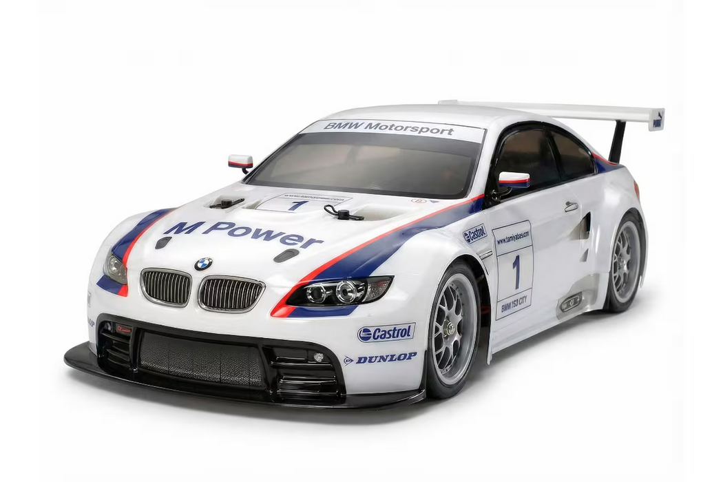 Tamiya TT-01E 2009 BMW M3 GT2 RC On Road Car Electric 4WD 1/10 Scale Kit - 58449