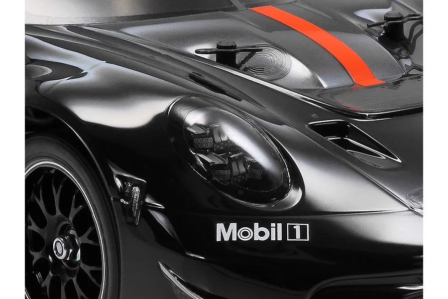 Tamiya TT-02 Porsche 911 GT3 R 1/10 4WD Electric Touring Car Kit w/Pre-Painted Body (Black) - 47512 (Copy)