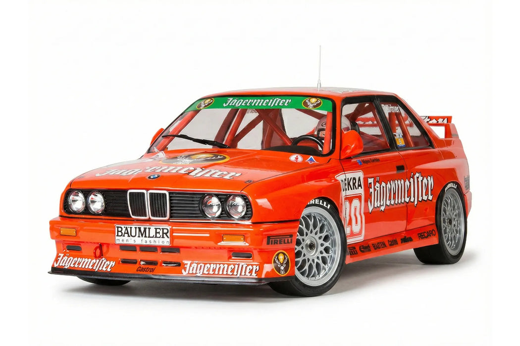 Tamiya TT-02 1992 BMW M3 Sport EVO Jägermeister RC Car Electric 4WD 1/10 Scale - Orange 58760 Kit