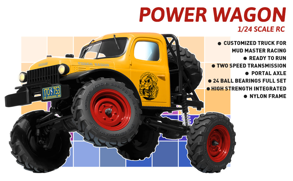 FMS 1/24 FCX24 Power Wagon RTR - V2