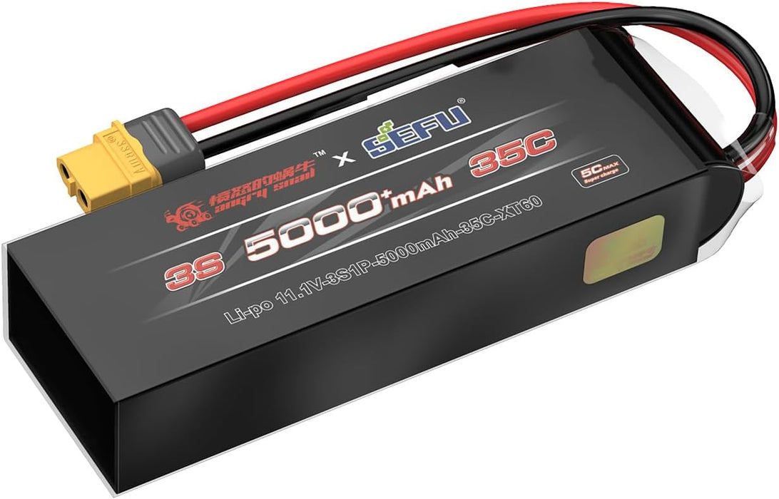 MJX 3S 11.1V 5000mAh Angry Snail LiPo Battery - MJXS-B3S50P