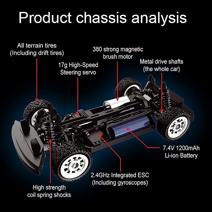 MJX 1/14 Hyper Go 4WD Brushless 2S RC Truck 14301 RTR High Speed RC Truck with ESP (Mini Infraction)