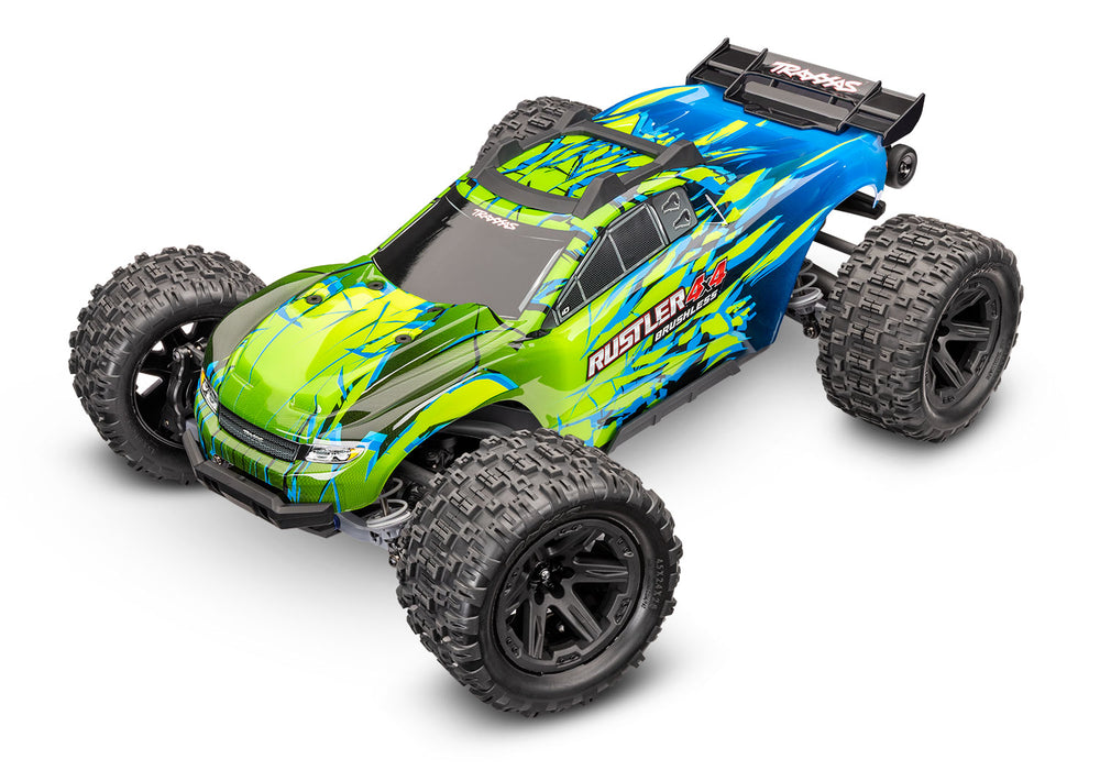 Traxxas Rustler 4X4 VX3 RC Stadium Truck Electric Brushless 4WD 1/10 Scale RTR-67464