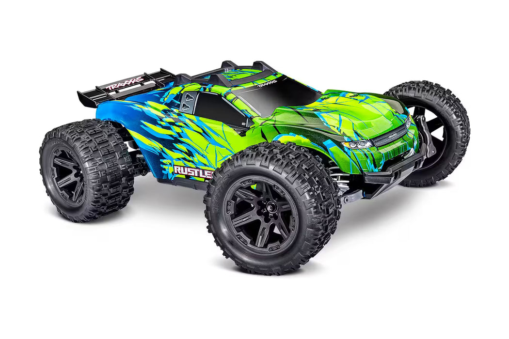Traxxas Rustler 4X4 VX3 RC Stadium Truck Electric Brushless 4WD 1/10 Scale RTR-67464