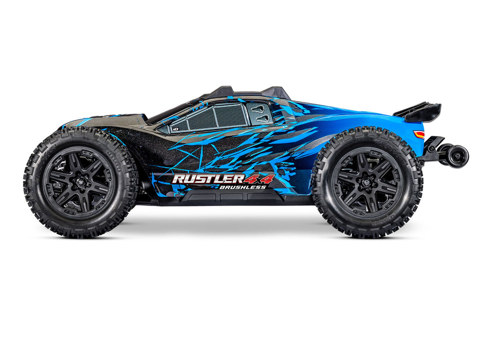 Traxxas Rustler 4X4 VX3 RC Stadium Truck Electric Brushless 4WD 1/10 Scale RTR-67464