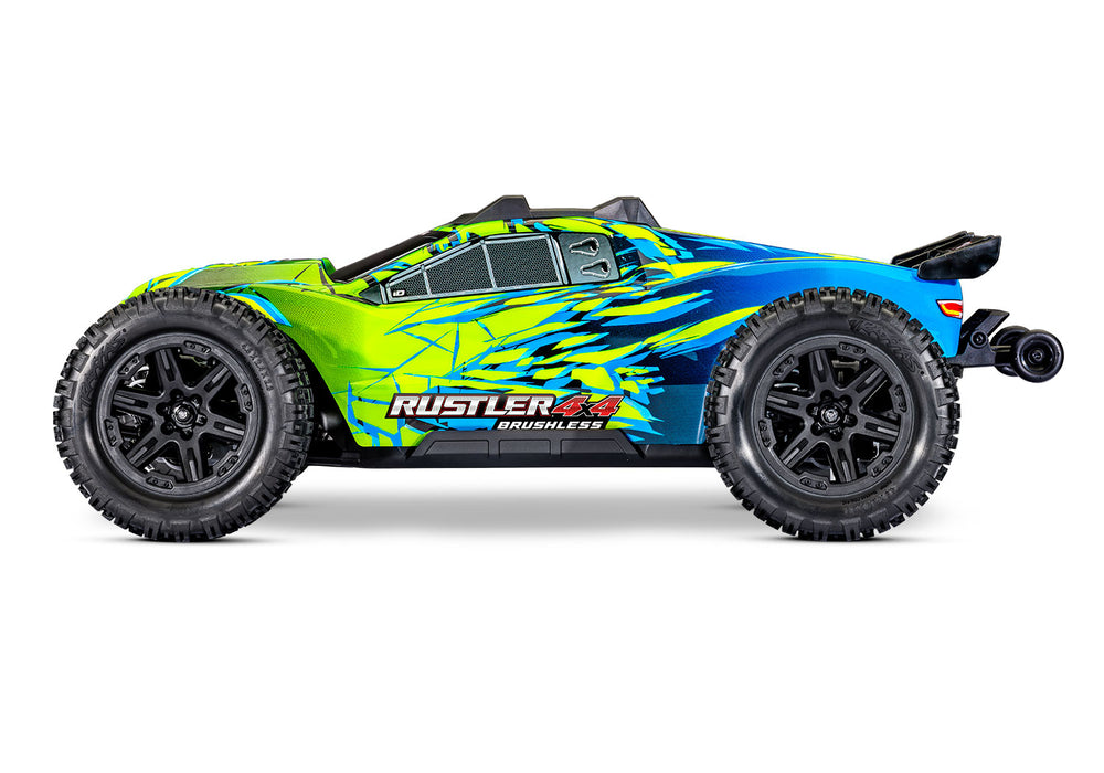Traxxas Rustler 4X4 VX3 RC Stadium Truck Electric Brushless 4WD 1/10 Scale RTR-67464