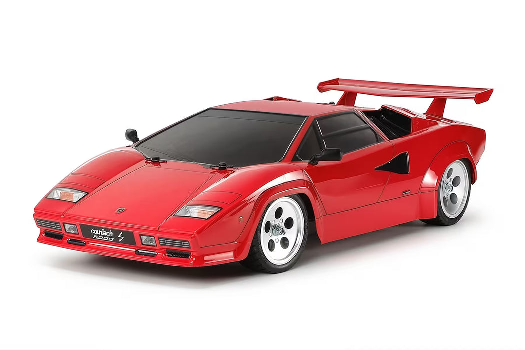 Tamiya TT-02 Lamborghini Countach 5000S RC Car 4WD 1/10 Scale Kit - Limited Edition (47527)