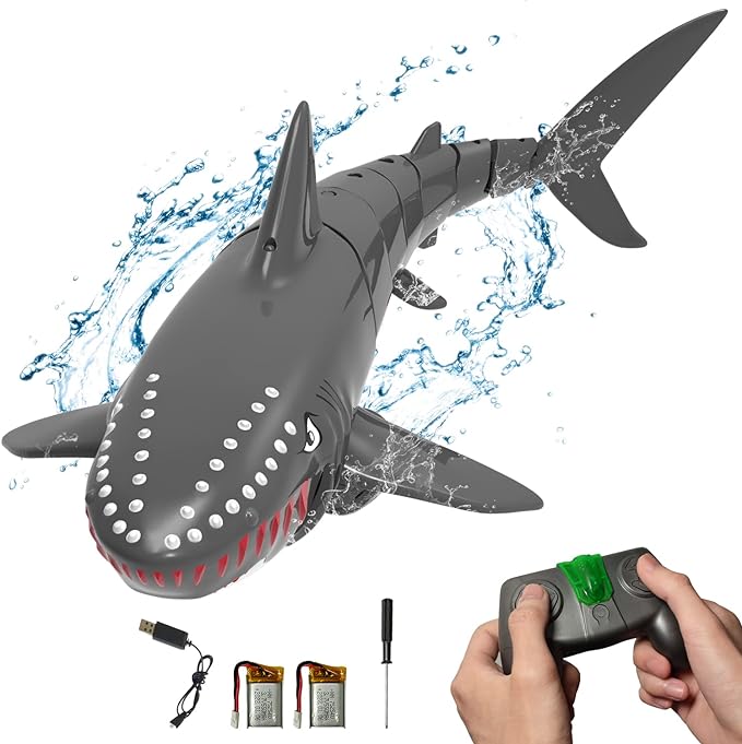 VOLANTEXRC 2.4GHz 1:18 Scale High Simulation Remote Controlled RC Shark